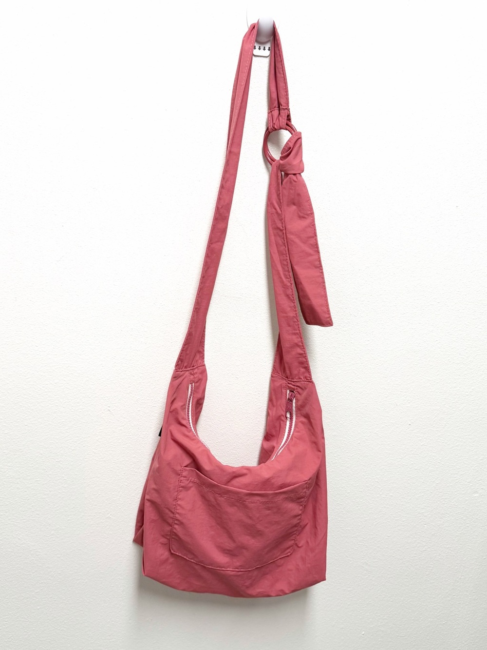 Thread Slouchy Crossbody Bag In Pink